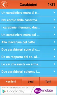 Barzellette e Scherzi android App screenshot 1